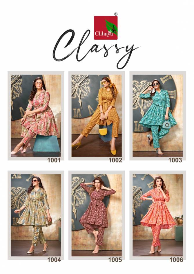 Classy By Chhaya Printed Kurtis With Bottom Catalog